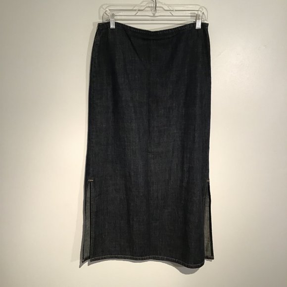 Mavi Kealan Lightweight Denim Maxi Skirt Size M - Picture 1 of 12